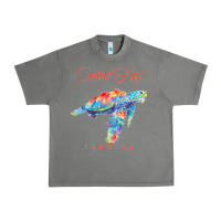 Tornado Cedar Key Florida Watercolor Sea Turtle Sweatshirt Urban Heavy Tee - InspiraDesign