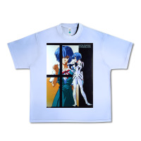 Grape Ice Neon Genesis Evangelion Rei Ayanami Urban Heavy Tee - InspiraDesign