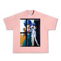 Salmon Neon Genesis Evangelion Rei Ayanami Urban Heavy Tee - InspiraDesign
