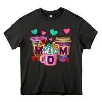 Asphalt Western Mom Coffee Cups Heavy Core Tee - BundleAndBundleShop