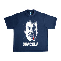 Navy dracula vampire classic horror flick white t shirt Urban Heavy Tee - InspiraDesign
