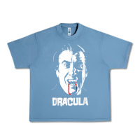 Pebble Blue dracula vampire classic horror flick white t shirt Urban Heavy Tee - InspiraDesign