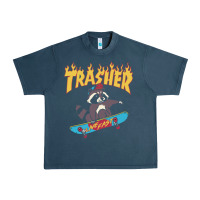 Midnight Navy trasher Urban Heavy Tee - InspiraDesign