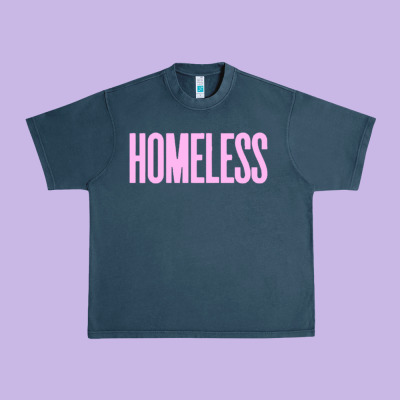 Homeless Urban Heavy Tee Designed By Inspiradesign