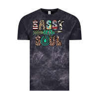 Cloud Black sassy little soul Vintage Tee - CowhideDigitalArt
