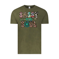Vintage Olive sassy little soul Vintage Tee - CowhideDigitalArt