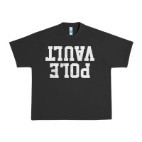 Pigment Black pole vault t shirt upside down funny pole vault jumper shirt Urban Heavy Tee - InspiraDesign