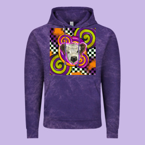 Halloween  Calf Scottish Vintage Hoodie Designed By Barkaloodesign