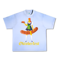 Grape Ice barmaid oktoberfest funny german woman dirndl bratwurst t shirt Urban Heavy Tee - InspiraDesign
