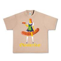 Burro barmaid oktoberfest funny german woman dirndl bratwurst t shirt Urban Heavy Tee - InspiraDesign
