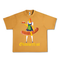 Peanut Butter barmaid oktoberfest funny german woman dirndl bratwurst t shirt Urban Heavy Tee - InspiraDesign