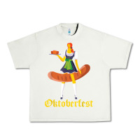 Pistachio barmaid oktoberfest funny german woman dirndl bratwurst t shirt Urban Heavy Tee - InspiraDesign