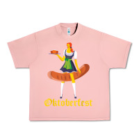 Salmon barmaid oktoberfest funny german woman dirndl bratwurst t shirt Urban Heavy Tee - InspiraDesign