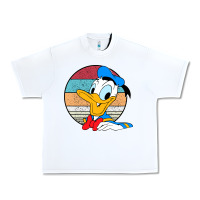 White Donald duck funny Urban Heavy Tee - InspiraDesign