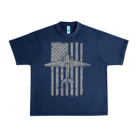 Navy C-47 Skytrain Wwii Transport Airplane Vintage Flag Urban Heavy Tee - InspiraDesign