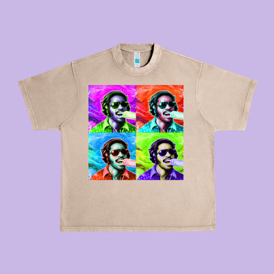 Stevie Wonder! Urban Heavy Tee Designed By Inspiradesign