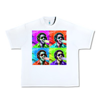 White STEVIE WONDER! Urban Heavy Tee - InspiraDesign