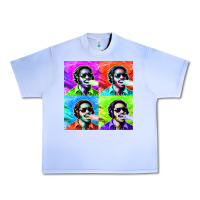 Grape Ice STEVIE WONDER! Urban Heavy Tee - InspiraDesign