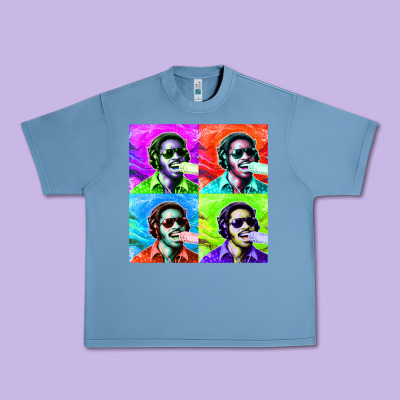 Stevie Wonder! Urban Heavy Tee Designed By Inspiradesign