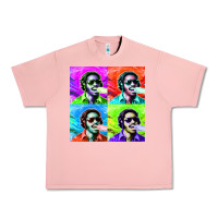 Salmon STEVIE WONDER! Urban Heavy Tee - InspiraDesign