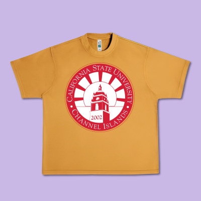 Csu Channel Islands Seal Urban Heavy Tee Designed By Inspiradesign