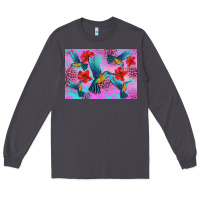 Smoke Flower Hummingbird Long Sleeve Tee - Artiststas