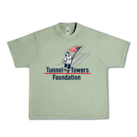 Oil Green Tunnel To Towers F-oundation American Flag USA Flag Urban Heavy Tee - InspiraDesign