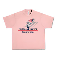 Salmon Tunnel To Towers F-oundation American Flag USA Flag Urban Heavy Tee - InspiraDesign