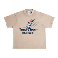 French Oak Tunnel To Towers F-oundation American Flag USA Flag Urban Heavy Tee - InspiraDesign