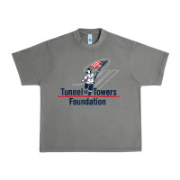 Tornado Tunnel To Towers F-oundation American Flag USA Flag Urban Heavy Tee - InspiraDesign