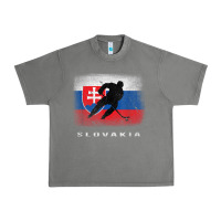 Tornado Slovakia Ice Hockey Slovak Flag Urban Heavy Tee - InspiraDesign