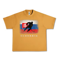 Peanut Butter Slovakia Ice Hockey Slovak Flag Urban Heavy Tee - InspiraDesign