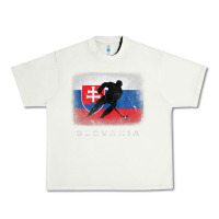 Pistachio Slovakia Ice Hockey Slovak Flag Urban Heavy Tee - InspiraDesign
