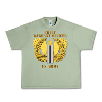 Oil Green Emblem warrant officer cw5 Urban Heavy Tee - InspiraDesign