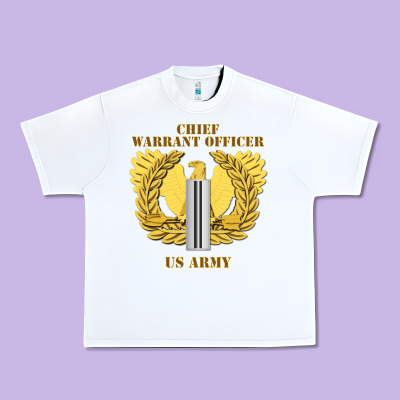 Emblem Warrant Officer Cw5 Urban Heavy Tee Designed By Inspiradesign