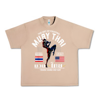 Burro thailand american flag muay thai boxing train hard repeat t shirt Urban Heavy Tee - InspiraDesign