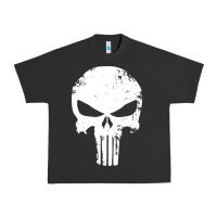Pigment Black the punisher skull Urban Heavy Tee - InspiraDesign
