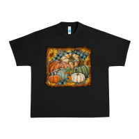 Black pumpkins with sunflowers Urban Heavy Tee - RanaPortraitStore