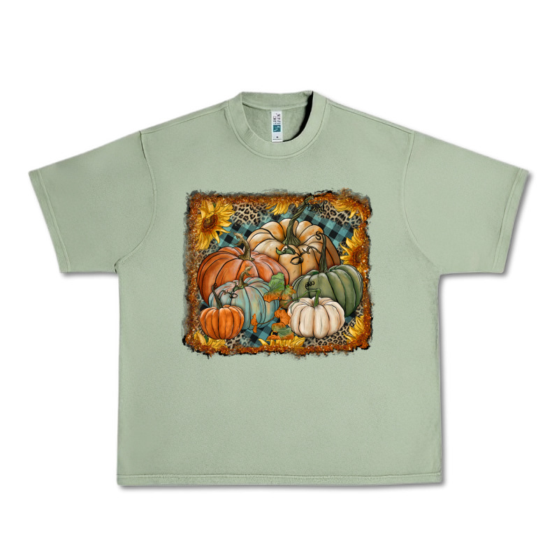 Pumpkins With Sunflowers Urban Heavy Tee by RanaPortraitStore | Teevron