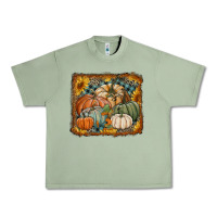 Oil Green pumpkins with sunflowers Urban Heavy Tee - RanaPortraitStore