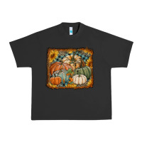 Pigment Black pumpkins with sunflowers Urban Heavy Tee - RanaPortraitStore