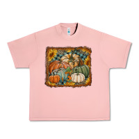 Salmon pumpkins with sunflowers Urban Heavy Tee - RanaPortraitStore