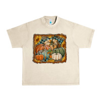 Sandshell pumpkins with sunflowers Urban Heavy Tee - RanaPortraitStore