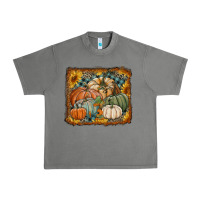 Tornado pumpkins with sunflowers Urban Heavy Tee - RanaPortraitStore