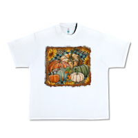 White pumpkins with sunflowers Urban Heavy Tee - RanaPortraitStore
