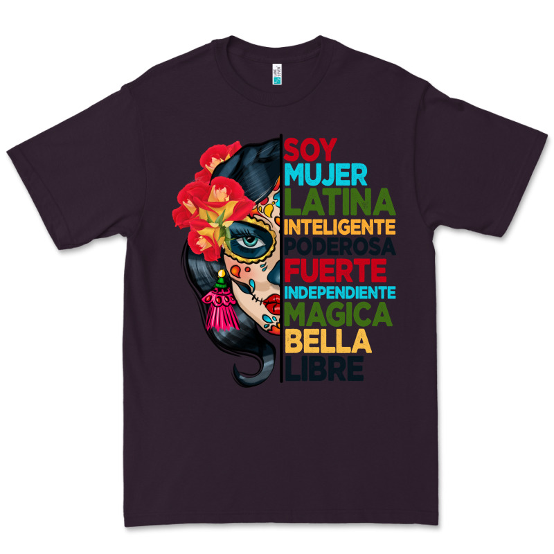 Sugar Skull Women Hispanic Heritage Month Premium Tee by BundleAndBundleShop | Teevron