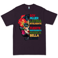 Plum sugar skull women hispanic heritage month Premium Tee - BundleAndBundleShop