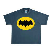 Midnight Navy adam west bat Urban Heavy Tee - InspiraDesign