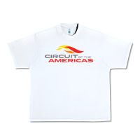 White circuit of the americas Urban Heavy Tee - InspiraDesign