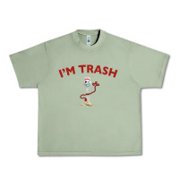 Oil Green i'm trash forky Urban Heavy Tee - InspiraDesign